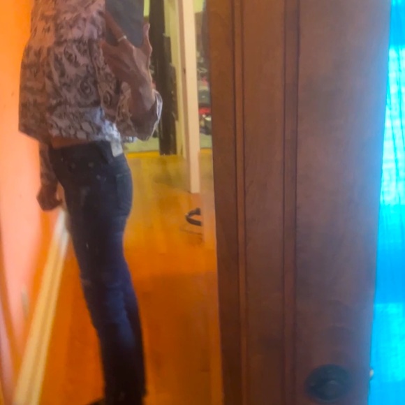 Vintage  “Like New” MOODS BY KRIZIA for The Limited  Cat face Shirt M circa 1986 - Picture 6 of 9